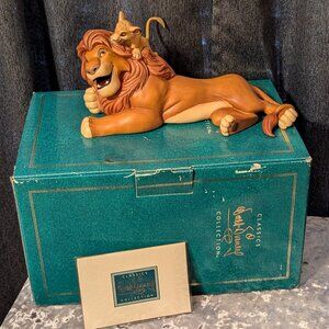 1995 WDCC THE LION KING “Pals Forever” Tribute Series Porcelain Figurine w/COA